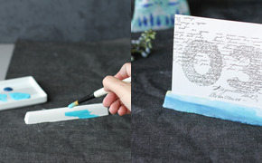 DIY: Watercolor Table...