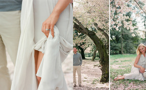 Spring Blossom Engagement...