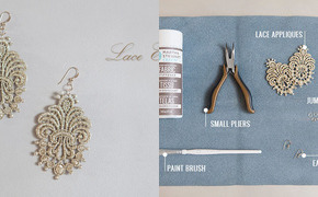 DIY: Lace Earrings