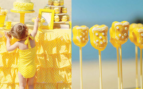 Beachy Yellow Polka Dot...