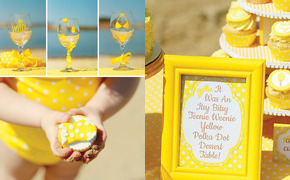 Beachy Yellow Polka Dot...
