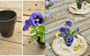 DIY Pansy Favors