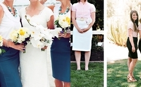 Bridesmaids in Skirts