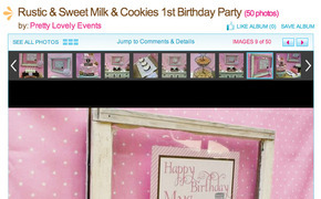 Rustic Milk and Cookies...