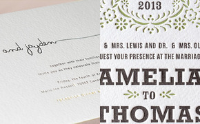 Minted Letterpress...