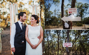A Rustic Outdoor Wedding in...
