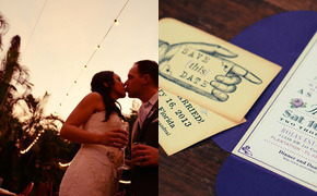 Vintage Backyard Wedding:...