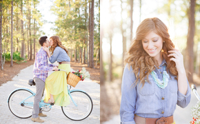 Vintage Bicycle Engagement...