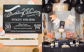 High Style Black & Gold...