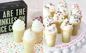 Teeny Tiny Ice Cream Cake...