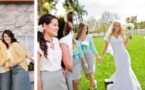 Bridesmaids in Skirts
