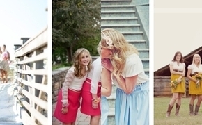 Bridesmaids in Skirts
