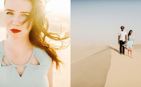 Desert Engagement Photos:...