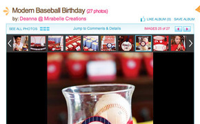 Modern Baseball Birthday Party