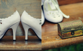Vintage Backyard Wedding:...
