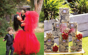 Red Rose & Gold Flamenco...