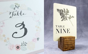 Etsy Round-Up: Table Numbers