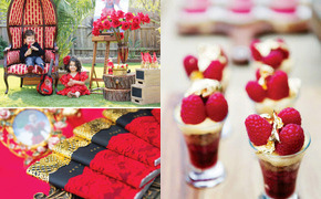 Red Rose & Gold Flamenco...