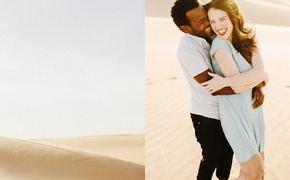 Desert Engagement Photos:...