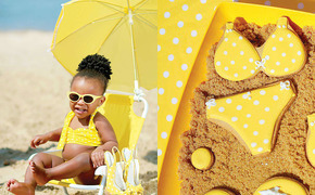 Beachy Yellow Polka Dot...