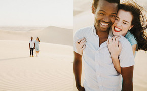 Desert Engagement Photos:...