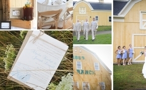 Alysha + Joe’s Rustic DIY...