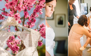 A Pink DIY Burlap and Lace...