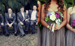 Vintage Backyard Wedding:...