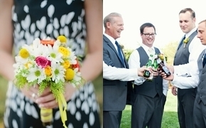 Eclectic Yellow, Navy, and...