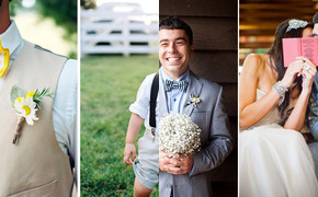 Groom Style: Patterned Bow...