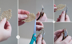 DIY: Lace Earrings