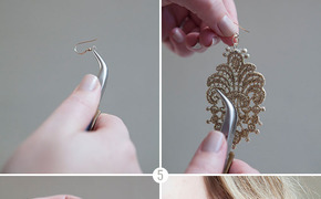 DIY: Lace Earrings
