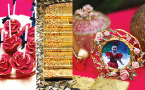 Red Rose & Gold Flamenco...